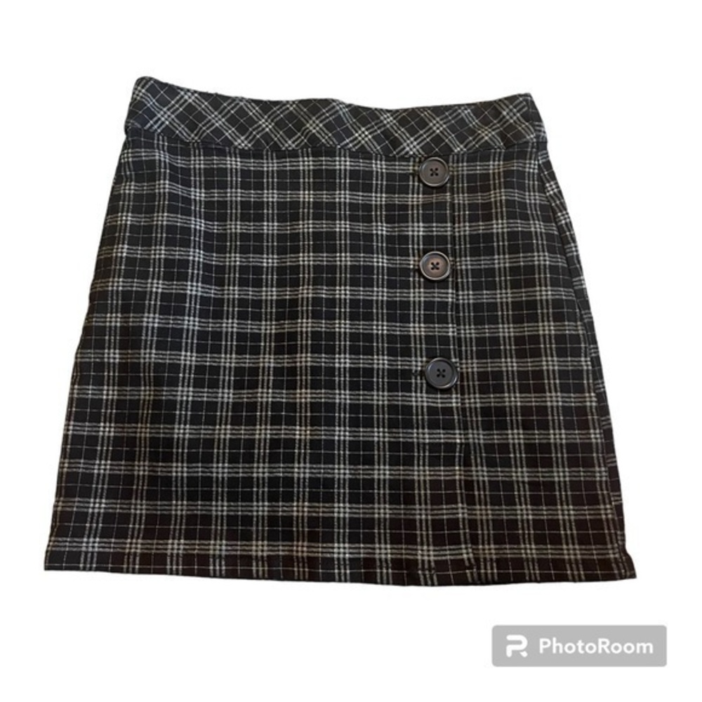 RSQ plaid mini skirt